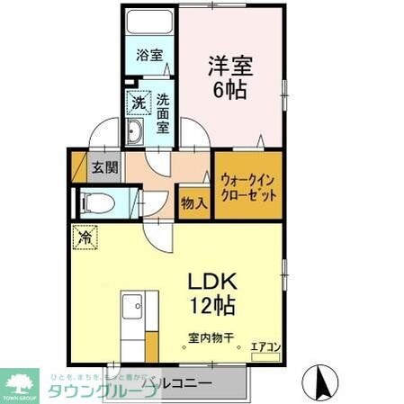 ベルフラット A・B・Cの物件間取画像